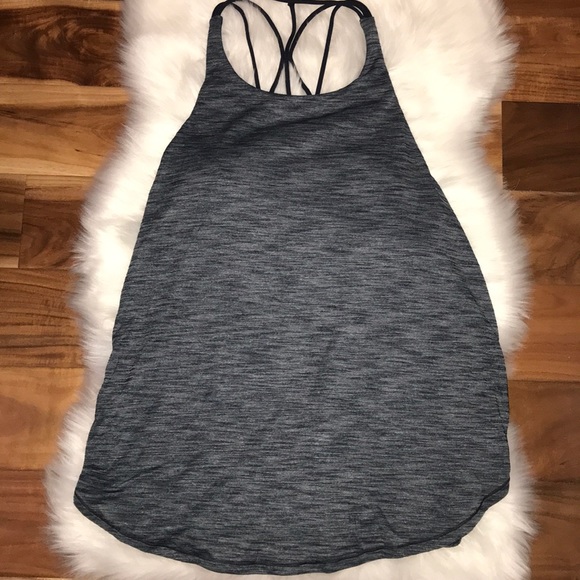 Lululemon raise the barre tank HNUT navy 12 NWT - Picture 5 of 6